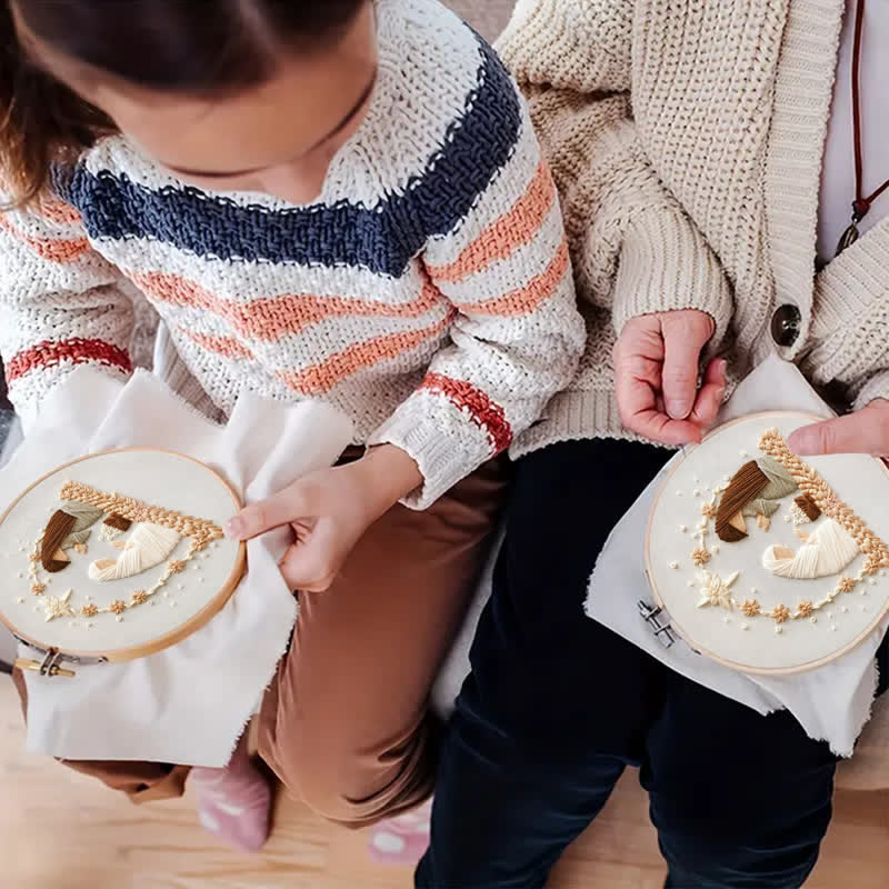 Embroidery Kit - Silent Night Nativity