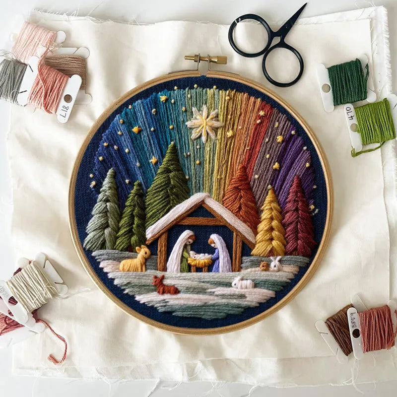 Punch Embroidery Kit - Aurora in Bethlehem
