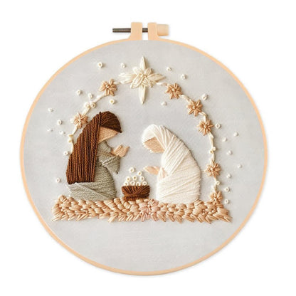 Embroidery Kit - Silent Night Nativity