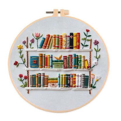 Embroidery Kit - Shelf of Stitches
