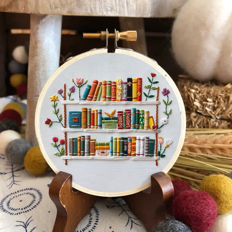 Embroidery Kit - Shelf of Stitches