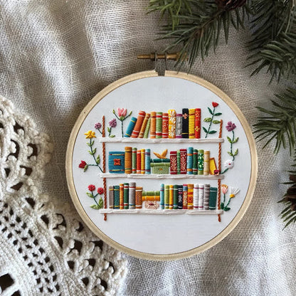 Embroidery Kit - Shelf of Stitches