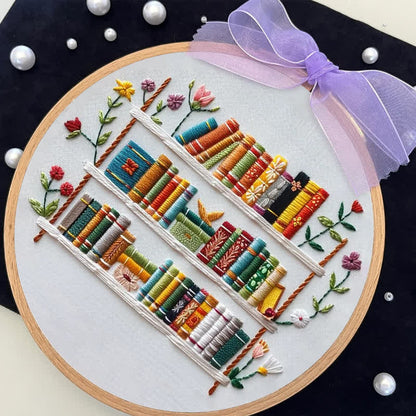 Embroidery Kit - Shelf of Stitches