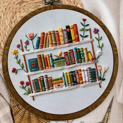 Embroidery Kit - Shelf of Stitches