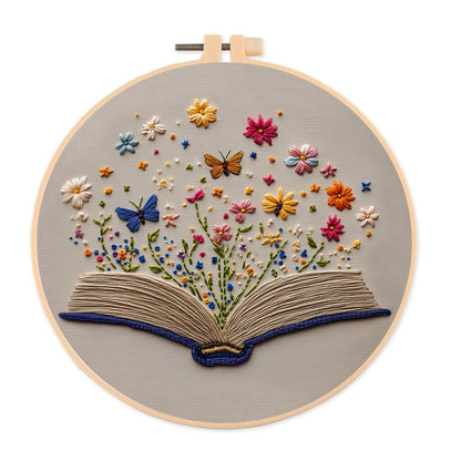 Embroidery Kit - Book of Blossoms