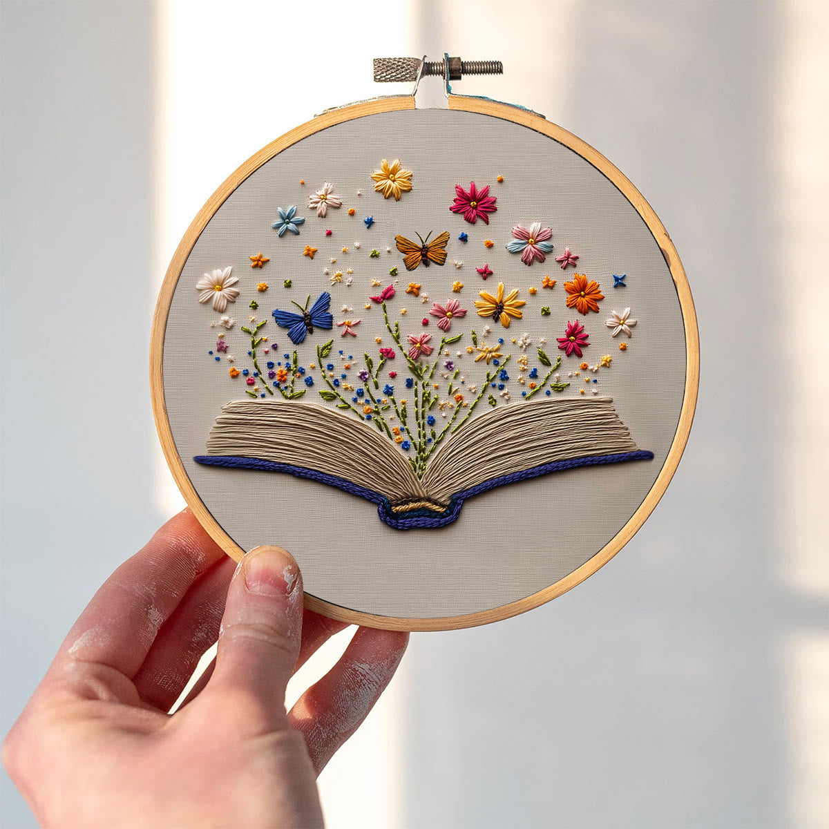 Embroidery Kit - Book of Blossoms