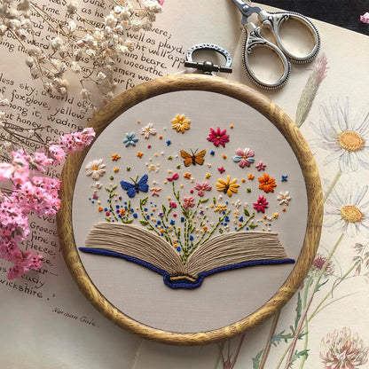 Embroidery Kit - Book of Blossoms