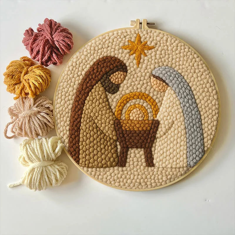 Punch Embroidery Kit - Bethlehem in Minimal