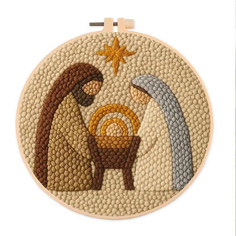 Punch Embroidery Kit - Bethlehem in Minimal