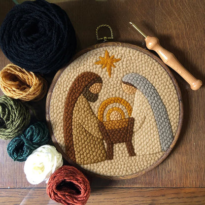 Punch Embroidery Kit - Bethlehem in Minimal