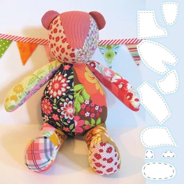 Keepsake Bear Template With Instructions