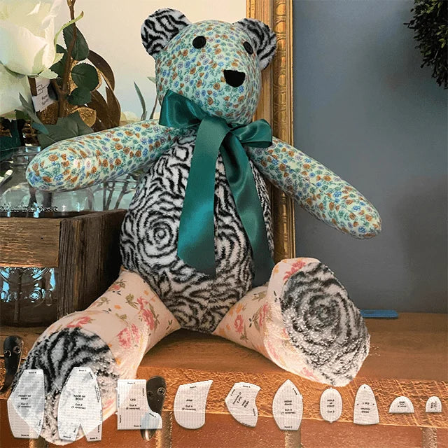 Keepsake Bear Template With Instructions
