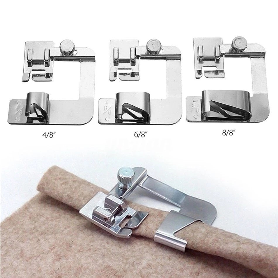 Wide Rolled Hem Presser Foot Set (FREE shipping)