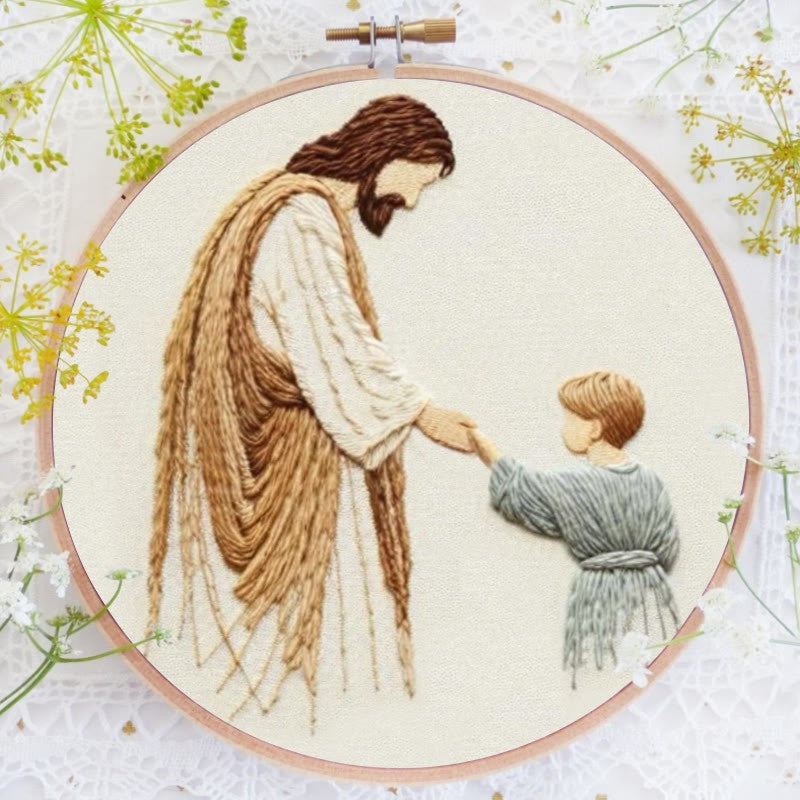 Embroidery Kit - Held by Faith