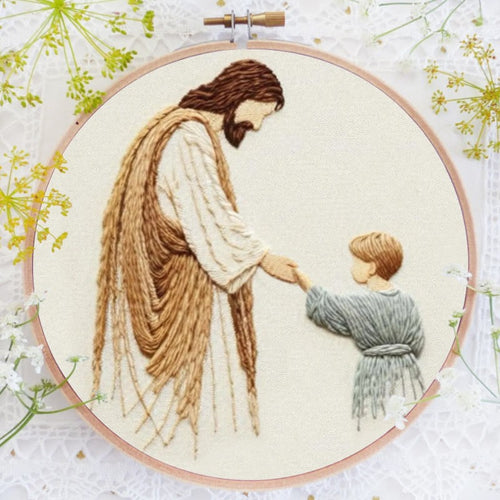 Embroidery Kit - Held by Faith