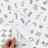 Water Soluble Sheets for Embroidery with Peel-off Backing (5 sheets)