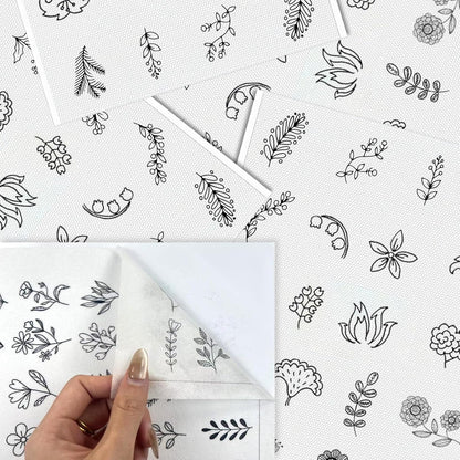 Water Soluble Sheets for Embroidery with Peel-off Backing