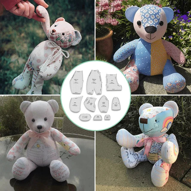 Keepsake Bear Template With Instructions