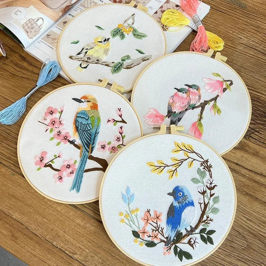 Embroidery Kit Birds of Nature Collection