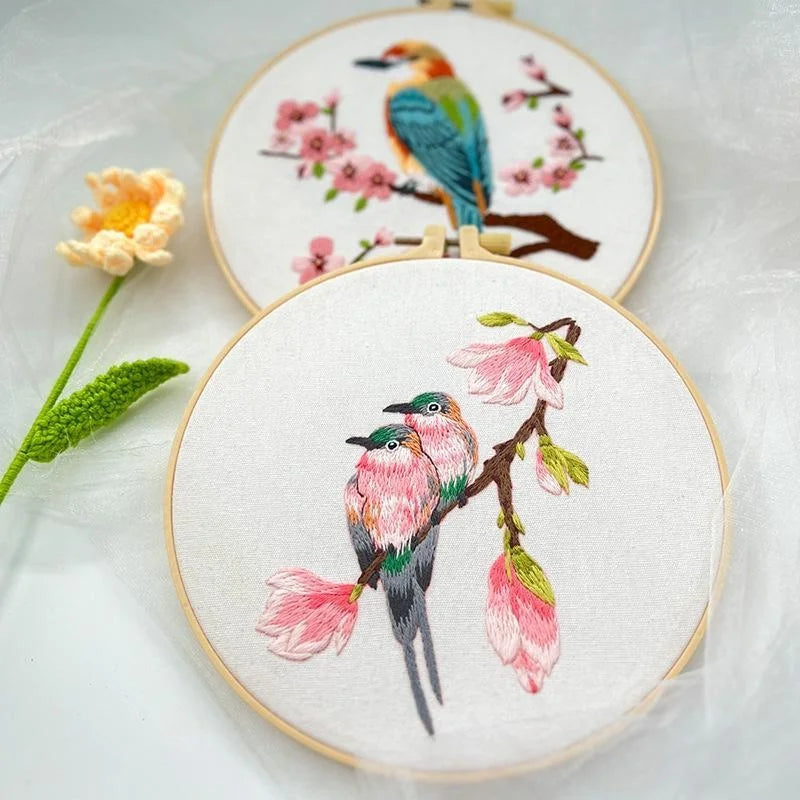 Embroidery Kit Birds of Nature Collection