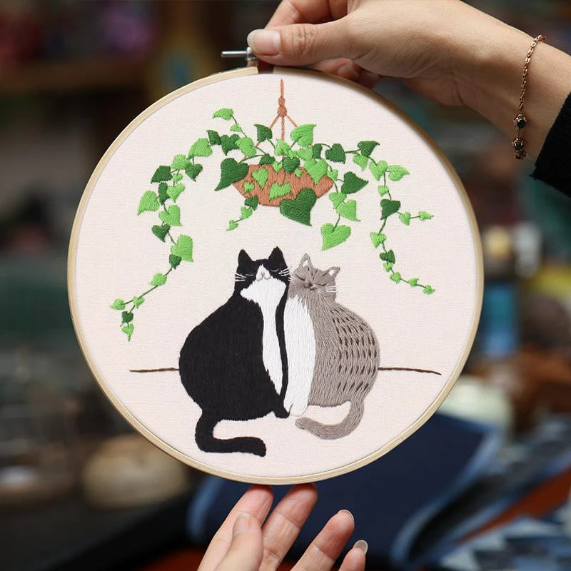 Embroidery Kit - Cat Collection