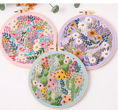 Embroidery Kit Garden Whispers Collection