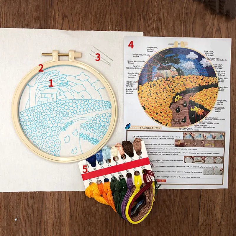 Embroidery Kit Landscape Collection