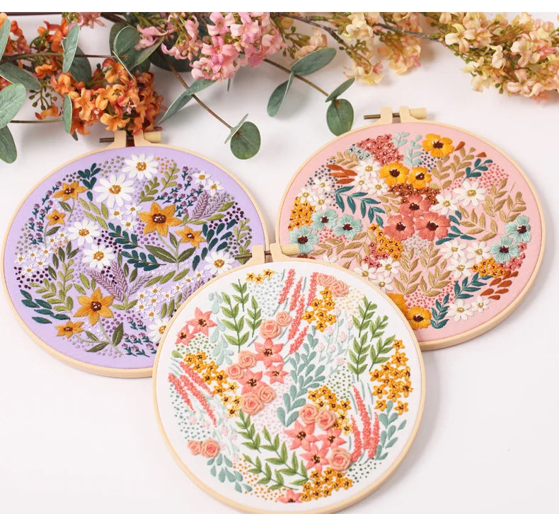 Embroidery Kit Garden Whispers Collection