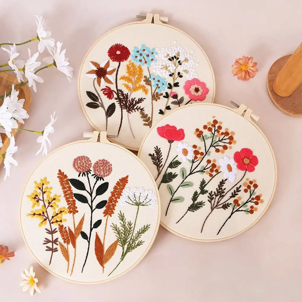 Embroidery Kit Field Bloom Collection