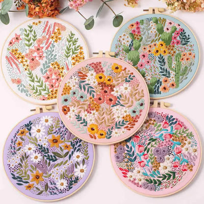 Embroidery Kit Garden Whispers Collection