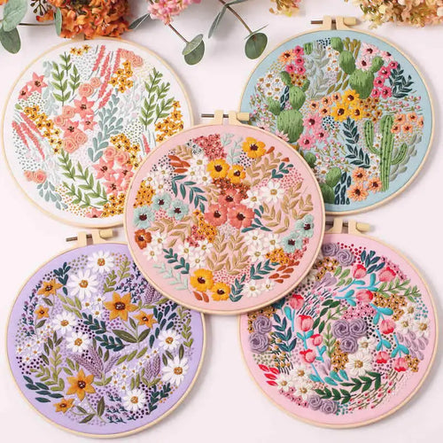 Embroidery Kit Garden Whispers Collection