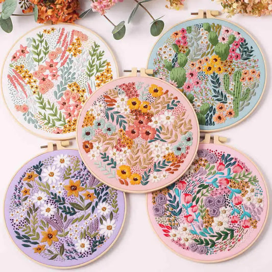 Embroidery Kit Garden Whispers Collection
