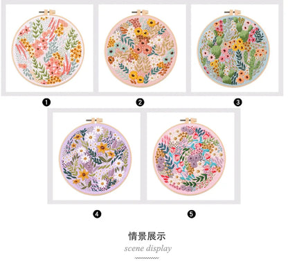 Embroidery Kit Garden Whispers Collection