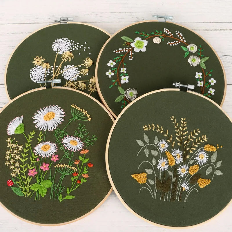 Embroidery Kit Wildflower Collection