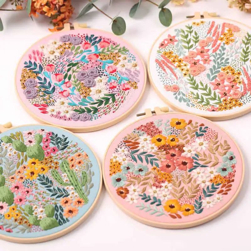 Embroidery Kit Garden Whispers Collection