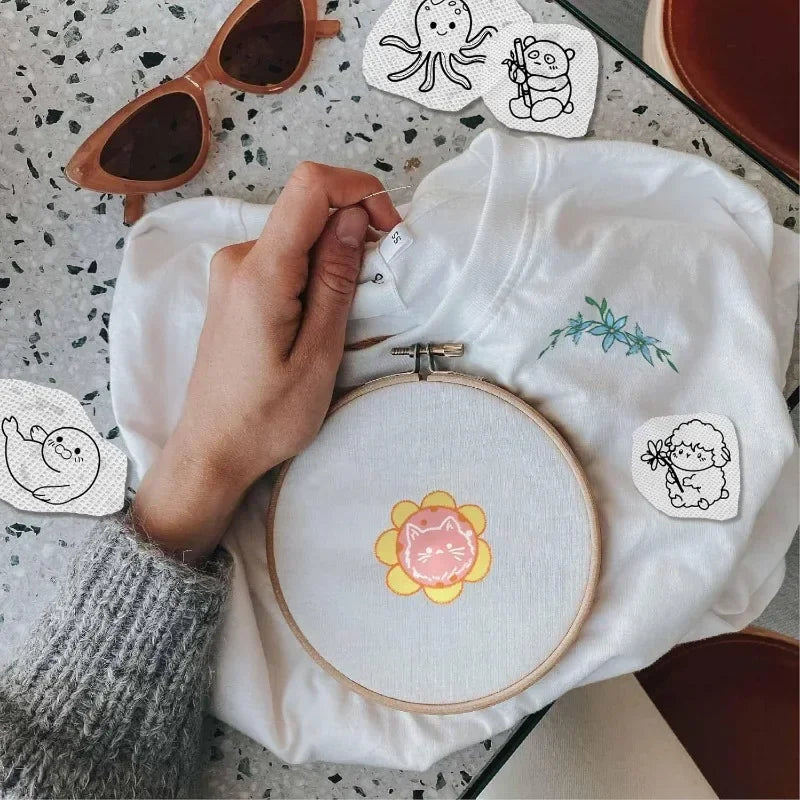Extra Set of Water Soluble Embroidery Patterns (FREE Shipping) (50PCS)