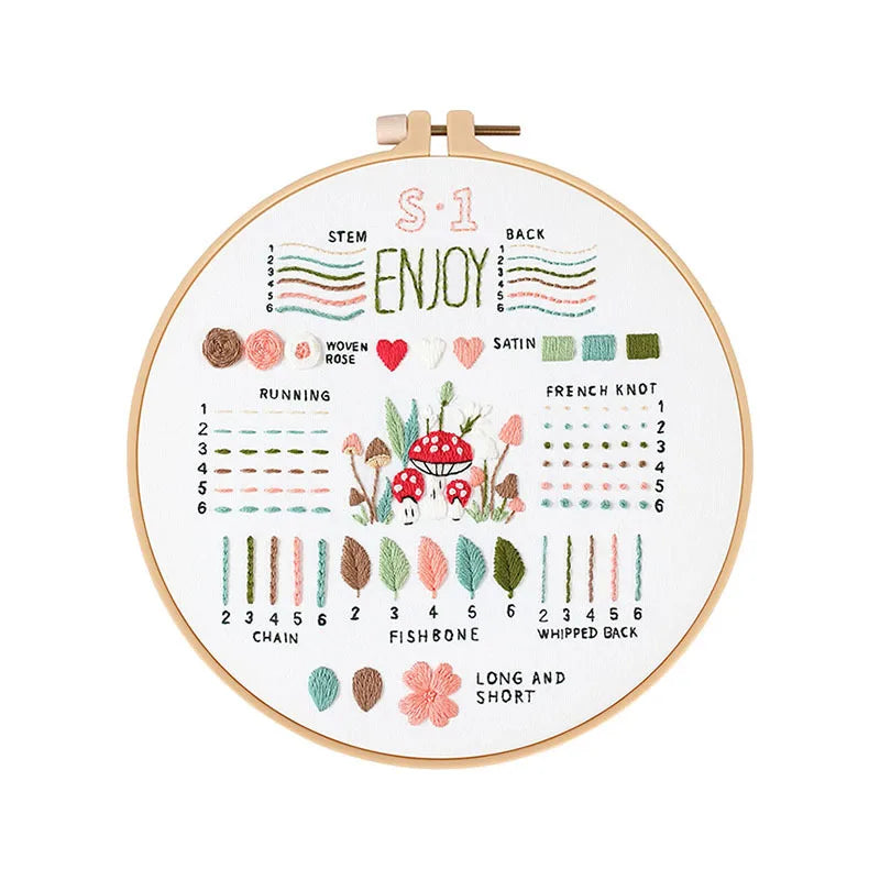 Embroidery Kit for Beginners (3 Sets)