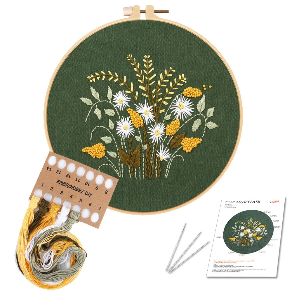 Embroidery Kit Wildflower Collection