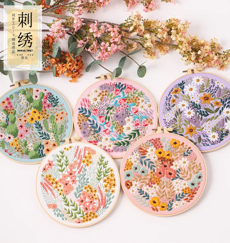 Embroidery Kit Garden Whispers Collection