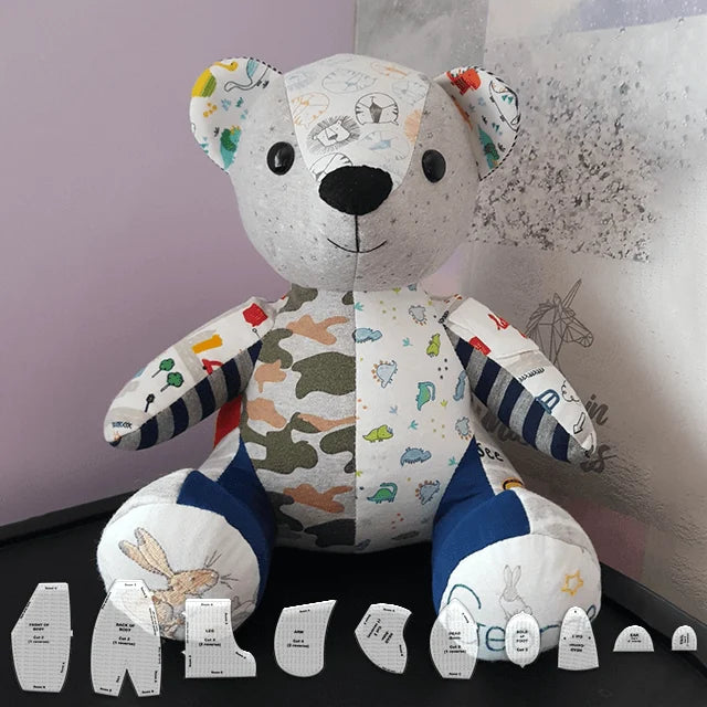 Keepsake Bear Template With Instructions