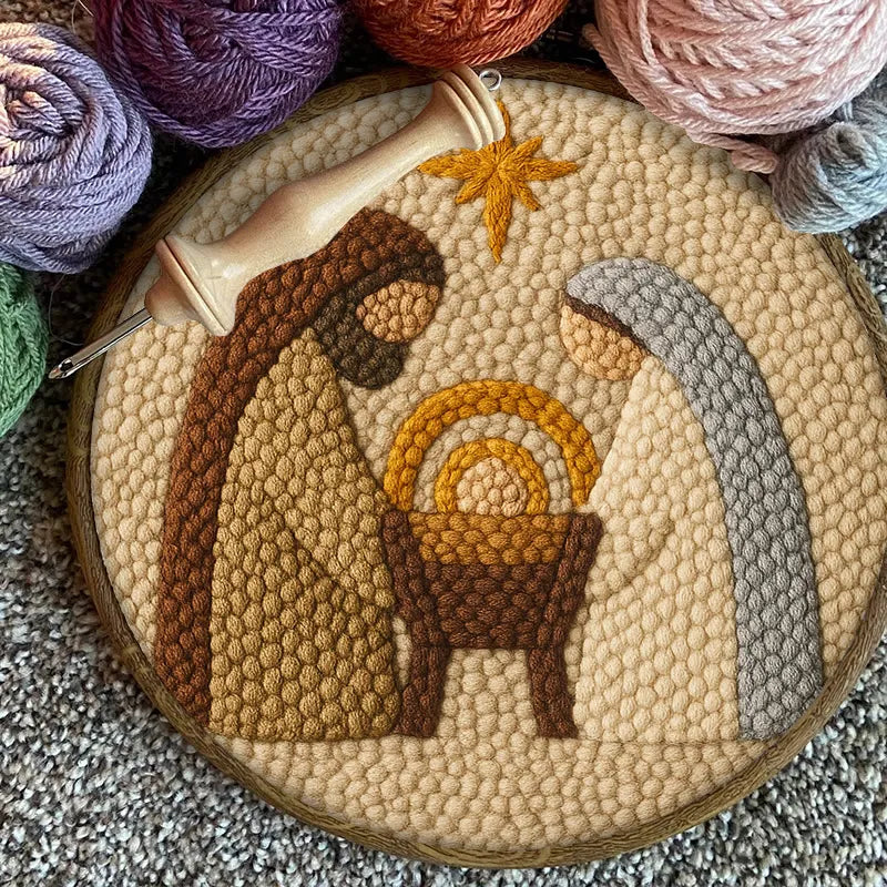 Punch Embroidery Kit - Bethlehem in Minimal