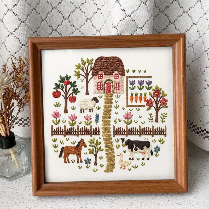 Embroidery Kit - Country Garden Farm