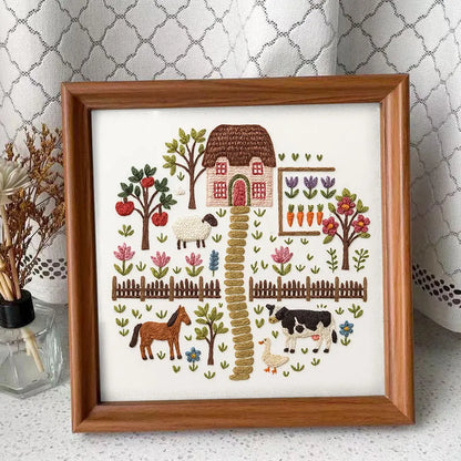 Embroidery Kit - Country Garden Farm