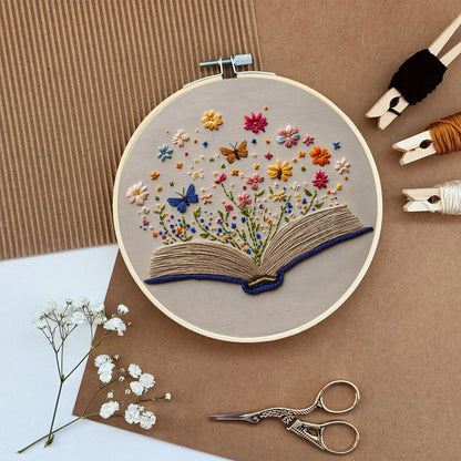 Embroidery Kit - Book of Blossoms