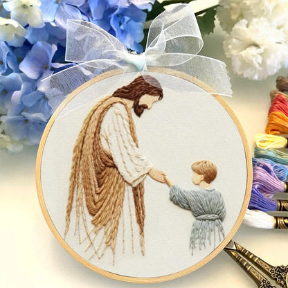 Embroidery Kit - Held by Faith